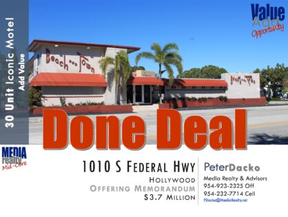 Done Deal | Iconic Beach & Town | 30 Unit Motel | New Price
