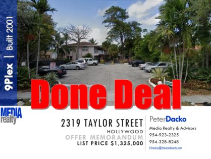 Done Deal | East Hollywood | 9 Units | 2001 Construction | Available for Sale | Rapidly Gentrifying Neighborhood