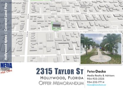 Cov'd Land Play | Hollywood | Close to Arts Park, CBD | 2315 Taylor Street | 20,004 SF Zoned ND-2