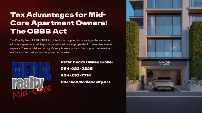 How the One Big Beautiful Bill Benefits Commercial Property Owners