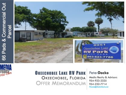 Okeechobee Lake RV Park | 66 Pads | 8951 FL-78, Okeechobee, FL 34974
